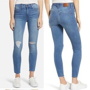 Madewell Women's Skinny Jeans in Light Blue